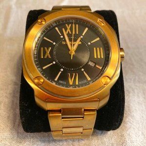 Wenger Black and Gold Watch